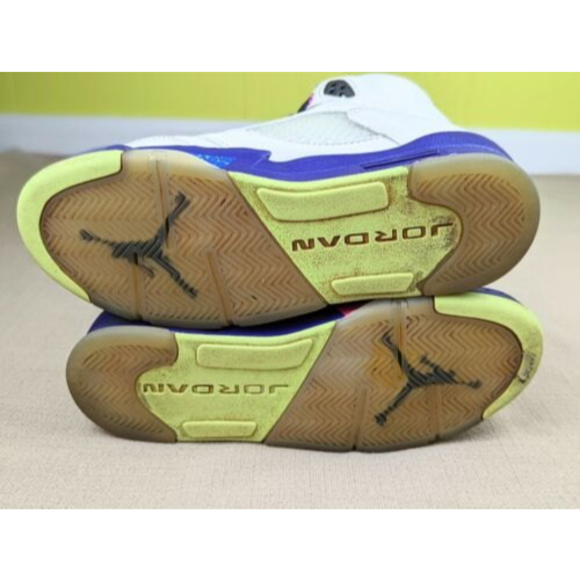 Nike Air Jordan 5 Retro Alternate Bel-Air DB3024-100 Sz 6.5Y White 2020 EUC